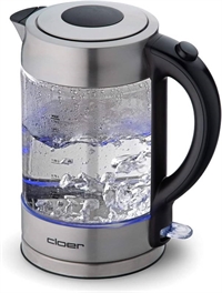 Cloer Glas elkedel | 1,7 Liter